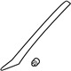 Volkswagen 1J0-867-351-E-4R4 Windshield Pillar Trim