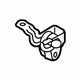 Volkswagen 7L8-253-144-C Rear Muffler Front Bracket