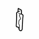 Volkswagen 705-867-200 Pillar Trim Retainer