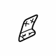 Volkswagen 705-867-331-A Pillar Trim Retainer