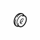 Volkswagen WHT-001-906 Hub Washer