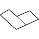 Volkswagen 3CN-857-105-C-82V Trim Plate Mat