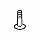 Volkswagen N-907-321-02 Kick Panel Trim Screw