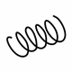 Volkswagen 1H0-419-667 Spring
