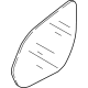 Volkswagen 3CN-857-521-L Mirror Glass