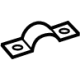 Volkswagen 5N0-813-297 Support Clamp