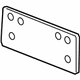 Volkswagen 5N0-807-287-A-9B9 License Bracket