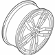 Volkswagen 5G0-601-025-BM-ZD8 Wheel, Alloy