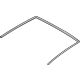 Volkswagen 2G0-877-459-A Weatherstrip