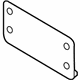 Volkswagen 3C8-807-285-9B9 License Bracket