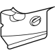 Volkswagen 3CC-813-361 Rear Body Panel End Piece