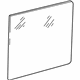 Volkswagen 701-845-301-B Glass