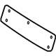 Volkswagen 7L6-807-287-S-9B9 License Bracket