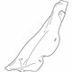 Volkswagen 1J4-867-765-B-B41 Lower Quarter Trim