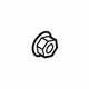 Volkswagen N-912-616-01 Side Trim Nut