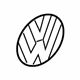Volkswagen 1J5-853-601-C-739 Emblem