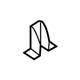 Volkswagen 1Q0-813-270 Retainer