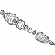 Volkswagen 1J0-498-099-EX Outer CV Joint