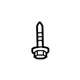 Volkswagen N-019-503-6 Trans Mount Bracket Mount Bolt