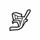 Volkswagen 3C0-881-090 Head Air Bag Clip