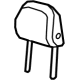 Volkswagen 3CN-881-901-K-VJE Headrest