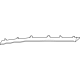 Volkswagen 11A-867-707-B-4PK Upper Gate Trim
