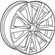 Volkswagen 561-601-025-F-8Z8 Wheel, Alloy