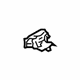 Volkswagen 5N0-867-633-A Holder Retainer Clip