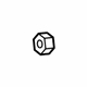 Volkswagen N-989-909-02 Center Belt Assembly Nut