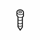 Volkswagen WHT-003-683 Buckle Bolt