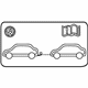 Volkswagen 1T0-010-353-E Caution Label