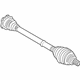 Volkswagen 8D0-407-271-CL Axle Assembly