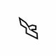 Volkswagen 5N0-971-804 Gusset Bracket