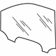Volkswagen 7P6-845-021-B Door Glass