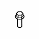 Volkswagen WHT-004-334 Bumper Cover Screw