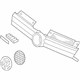 Volkswagen 5C6-853-651-B-041 Grille