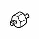 Volkswagen 044-129-670 Warm Air Hose Rubber Mount