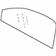 Volkswagen 7L0-845-201-F Door Glass