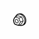 Volkswagen WHT-002-462 Seat Track Nut