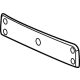 Volkswagen 11K-807-287-9B9 License Bracket