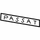Volkswagen 3B0-853-687-739 Nameplate