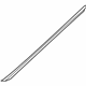 Volkswagen 7P6-854-327-A-9B9 Water Deflector
