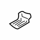 Volkswagen 4D0-907-372-A Antenna Holder