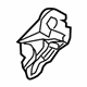 Volkswagen 5N0-881-744-B Cable Guide