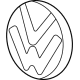 Volkswagen 5H0-853-601-M-DPJ Emblem
