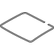 Volkswagen 5GM-877-439-A Weatherstrip