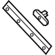 Volkswagen 5NA-823-709 Weatherstrip