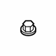 Volkswagen 191-837-270 Pin Nut