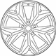 Volkswagen 3CM-601-025-A-8Z8 Wheel, Alloy