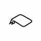 Volkswagen 5C6-867-621-82V Handle